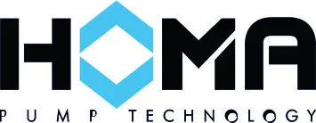HOMA logo representing our partnership in durable underwater identification for pump machinery.