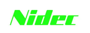 Nidec logo showcasing SITAPRESS’s partnership in creating technical rating plates for electric motors.